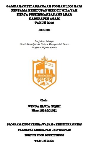 Gambaran Pelaksanaan Program 1000 Hari Pertama Kehidupan (HPK) Di Wilayah Kerja Puskesmas Padang Luar Kabupaten Agam Tahun 2019