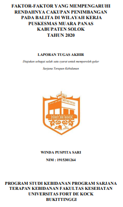 Faktor-Faktor Yang Mempengaruhi Rendahnya Cakupan Penimbangan Pada Balita Di Wilayah Kerja Puskesmas Muara Panas Tahun 2020