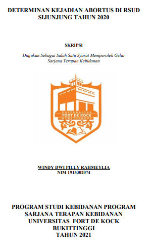 Determinan Kejadian Abortus Di RSUD Sijunjung Tahun 2021