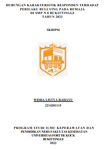 Hubungan Karakteristik Responden Terhadap Perilaku Bullying Pada Remaja di SMP Negeri 8 Bukittinggi 2023