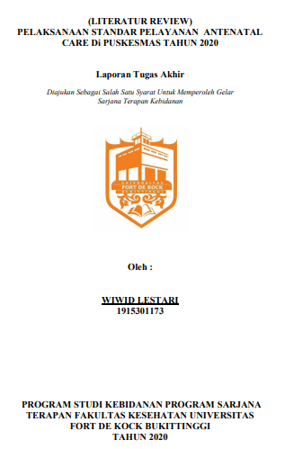 Literature Review : Pelaksanaan Standard Pelayanan Antenatal Care di Puskesmas Tahun 2020