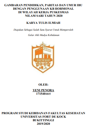 Gambaran Pendidikan, Paritas dan Umur Ibu dengan Penggunaan KB Hormonal di Puskesmas Nilam Sari Tahun 2020