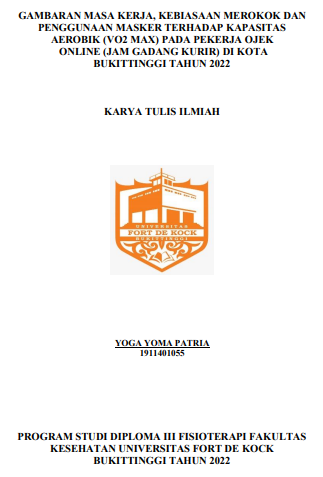 Gambaran Masa Kerja, Kebiasaan Merokok Dan Penggunaan Masker Terhadap Kapasitas Aerobik (Vo2 Max) Pada Pekerja Ojek Online (Jam Gadang Kurir) Di Kota Bukittinggi Tahun 2022