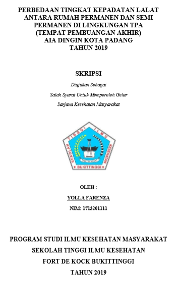 Perbedaan Tingkat Kepadatan Lalat Antara Rumah Permanen dan Semi Permanen di Lingkungan TPA (Tempat Pembuangan Akhir) Aia Dingin Kota Padang Tahun 2019
