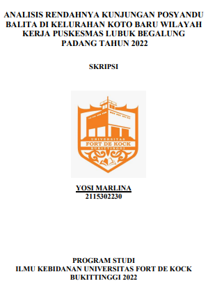 Analisis Rendahnya Kunjungan Posyandu Balita Di Kelurahan Koto Baru Wilayah Kerja Puskesmas Lubuk Begalung Padang Tahun 2022
