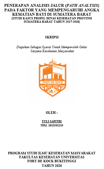Penerapan Analisis Jalur (Path Analysis) Pada Faktor Yang Mempengaruhi Angka Kematian Bayi Di Provinsi Sumatera Barat Tahun 2017-2018