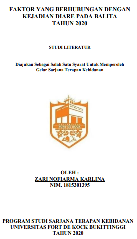 Literature Review : Faktor-faktor yang Berhubungan dengan Kejadian Diare pada Balita Tahun 2020