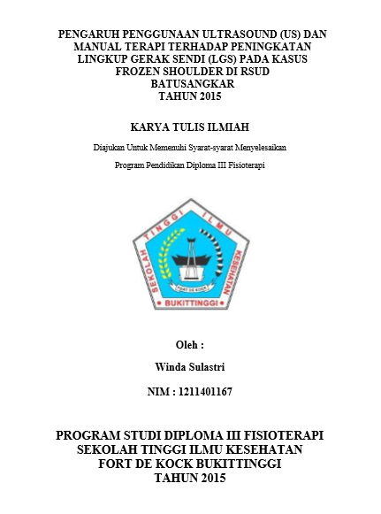 Cover Gambaran Penggunaan Infra Red dan Chest Terapi Terhadap Pengurangan Sekret pada Pasien Bronchopneumonia Anak di RSUD Arosuka Tahun 2015